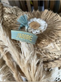 Bracelet J’adore céladon doré