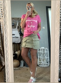 T-shirt CDS Melle rose