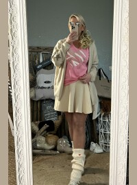Gilet star beige