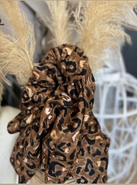 Echarpe  Leo caramel lurex