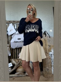 Pull Amour marine