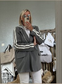 Veste blazer grise
