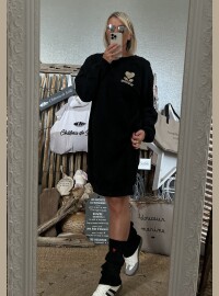Robe sweat noire