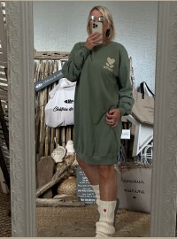 Robe sweat kaki