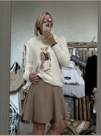 Pull bear ecru oversize