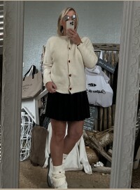 Gilet cœurs lurex