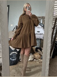 Robe velours choco