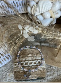 Bracelet CDS rose gris