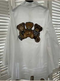Chemise bear blanche