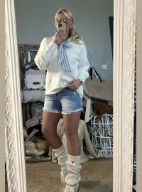 Pull noeud blanc