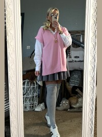 Pull poncho rose pep’s