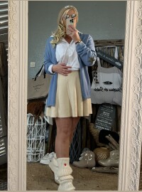 Gilet star bleu
