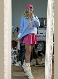 Pull bear bleu