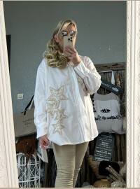 Chemise star oversize