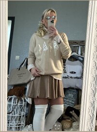 Pull danseuse taupe