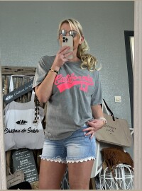 T-shirt California gris