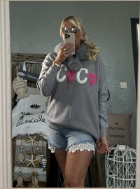 Pull Coco gris