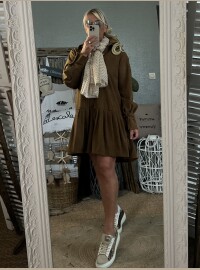 Robe velours choco