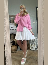 Chemise gaze rose