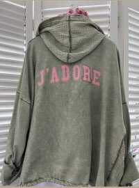 Veste j’adore kaki