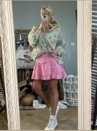 Chemise fleurie oversize
