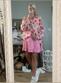 Chemise fleurie oversize