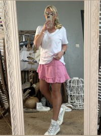 T-shirt cœurs roses