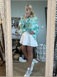 Chemise fleurie oversize