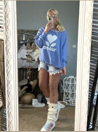 Sweat Amour bleu