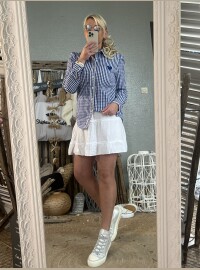 Chemisier vichy marine