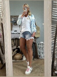 Bomber Hawaï bleu