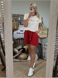 Short lin CDS rouge