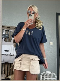T-shirt fish 40/44 marine