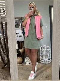 Gilet rose star