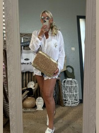 Pochette Anna caramel
