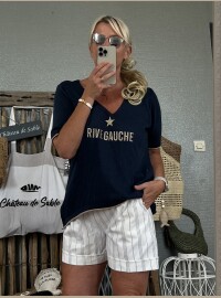 Short lin CDS rayures
