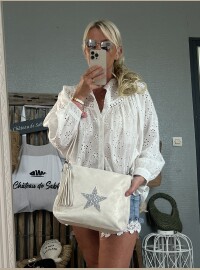 Besace star pailleté