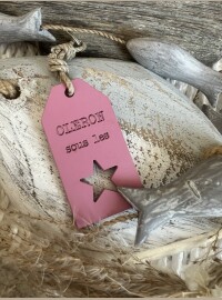 Porte clé CDS rose