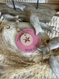 Porte clé CDS rose