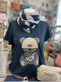 T-shirt bear marine