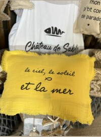 Coussin Le ciel …. Blanc
