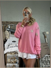 Pull stars rose bonbon