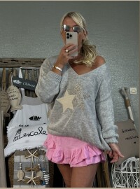 Pull star gris