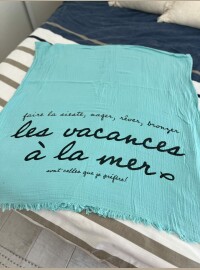 Le tout doux que j’emmène partout turquoise