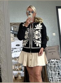 Bomber matelassé noir