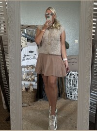 Pull soleil taupe
