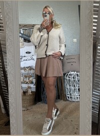 Gilet noeud léopard