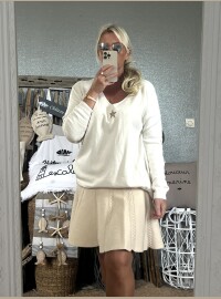 Pull star écru