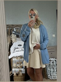 Gilet star bleu jean