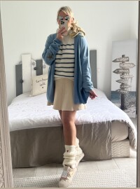 Gilet star bleu jean